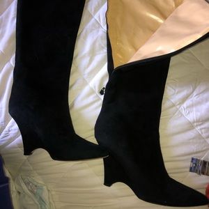 Kate spaced knew high booties